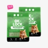 Наполнитель Ok-Lock Антизапах растительный Зеленый Чай, 6 л, 1+1.webp
